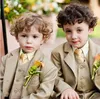 Mode dernière conception garçon porter sur mesure 3 pièces enfants mariage marié costumes garçons formel mariage/anniversaire Tuxedos