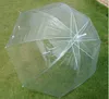 100pcs 34 "큰 명확한 귀여운 거품 깊은 돔 우산 투명 우산 명확한 파라솔