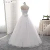 Sparkling Top White Ball Gown Wedding Dresses Plus Size Bridal Gowns Lace-up Back Detachable Bow vestido de novia