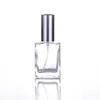 Высокое качество 30 мл квадратный стеклянный флакон духов 30 мл прозрачное стекло спрей бутылка аромат упаковка бутылки многоразового использования F20172618