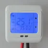 Livraison gratuite écran tactile numérique contrôle de la température du chauffage par le sol thermostat d'ambiance programmable hebdomadaire capteur NTC à rétroéclairage bleu