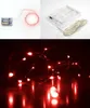 Zasilanie baterii prowadzone LED Miedź Silver Drut Fairy Lights String 50leds 5m Boże Narodzenie Xmas Home Party Decoration Lampka na zewnątrz