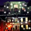 LED Snowflake Lights Outdoor Christmas Light Projector Garden Waterproof Holiday Xmas Tree Decoration Landscape Lighting Q1711307144749