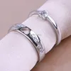 925 Sterling Zilveren Ringen Diamond Ring Love Paar Ring Opening Creatieve Mode Ringen voor altijd Liefde