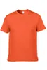 Unisex teamwear plain tee korta ärmar t-shirt män kvinnor barn casual plus size sommar solid bomull runda nacke tee-skjortor kort ärm multicolor hel 274