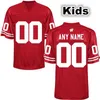 Personnalisé Wisconsin Badgers Jersey Personnalisé N'importe Quel Nom Numéro Collège Hommes Femmes Enfant Cousu Colleage Football Jersey Top Quali-Factory Outlet