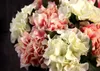 Elegant Hydrangea Artificial Silk Flower Wedding Centerpieces Bouquet Christmas Ornament Garland Home Decoration 9 Color New Arrival SF012