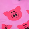 Nuova borsa Eco Storage Borsa riutilizzabile Cute Pink Pig Pieghevole Shopping Bags Pieghevole Eco Storage Borsa in nylon Bella borsa riutilizzabile