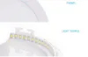 DHL Dimmable Round Led Panel Light SMD 2835 3W 9W 12W 15W 18W 21W 25W 110-240V Led Ceiling Recessed down lamp SMD2835 downlight