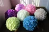 12 inch artificial hydrangea flower ball pincushion wedding ball kissing ball wedding supermarket deoration hangings FB008