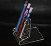 Acrylic e cig display Clear Stand Stand Shelf Rack Fape Rack for Ego Battery Vaporizer Pen Mech mod mod box rda