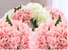 Kunstmatige Hydrangea hortensia Bloem Home Party Decoratieve bloemen Goede kwaliteit Zijde handgemaakte bloem SF018