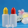 100 Sets 30ml (1 OZ) Plastic Dropper Bottles With CHILD Proof Caps & Tips Safety Design No Leak LDPE Pack Store Liquid 30 mL