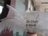 Cały 200pcllot 89 cali biały struś piórka Plumewedding Feather -Centerpieces