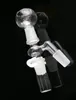 Hukahn-Öl-Rigs-Glasbongs abgewinkelte männliche Adapter-Kit 14mm / 18mm weibliche Reclaim-Fänger komplett Set für Wasserleitungen Bong