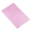 200PCSLOT 9x13 cm Pink Vacuum Mylar Foil Sacos de alumínio para chapas para chapas Mylar Bolsa de armazenamento de alimentos de alto