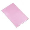 200 pcslot 9x13 cm rosa vakuum mylar folie packning aluminium folie påsar för te pulver folie mylar påse öppen topp matlagring baggies9120248