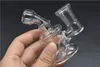 THree style Mini hookah female 10mm 14mm glass Bubbler Percolator bongs for oil rigs glass water pipe bongs free shipping