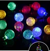 현악기 Yue Lan LED 태양 라이트 문자열 크리스마스 조명 정원 장식품 가정 장식 조명 깜박이는 별.