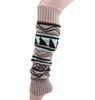 New Bohemian style Christmas Crochet Knit Leg Warmers Boot Cuffs Toppers Boot Socks 15 pairs/lot #3915