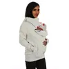 Babytrage-Kapuzenpullover für Damen, Känguru-Hoodie, Sweatshirts für Mama, Babytrage-Hoodie in Übergröße, Oberteile, Outwear1682440