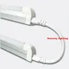 Kylare lampor LED T8 Tube-lampor 1ft 2ft 3ft 4ft 5ft 6ft 8ft Integrerade LED-ljusrör AC 110-240V CE