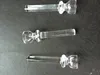 Nieuwe kwartsglasnagel 10 mm 14 mm 19 mm Domeless Gong Quartz Glazen tabakspijpfittingen Nagels zonder nagel kwarts Quartz Dome gratis