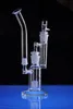 Nieuwste 33.3 cm hoogglasbong met matrix perc en asvanger met head show perc joint szie 18.8mm