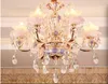 Free Shipping Noble Luxurious K9 Crystal Chandelier 6L/8L/10L Arms Class A K9 Lustres De Cristal Chandeliers AC 100% Guaranteed