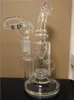 2017 New year Klein thick glass bongs water dab rig Torus bong recycler oil rigs glass smoking water pipes joint size 14.4mm free shipping