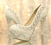 أجمل لؤلؤة عالية الكعب الزفاف أحذية الزفاف كريستال أحذية الزفاف 35-39 سيدة الأزياء والأحذية هدية عيد