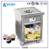 ETL CE ROHS Free shipment to door kitchen 52*52cm square pan ICE CREAM ROLL MACHINE