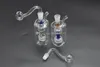 Inline Perc Percolator Bubbler Glass Water Pipe Bong 10mm Ash Catchers Bong Vortex Shiny Oil Rigs Water Smoking Pipes
