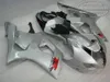 100% FIT dla SUZUKI 2003 2004 GSXR 1000 Zestaw obiektowy K3 K4 GSXR1000 03 04 Silver Black Fairings Set JD48