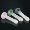 Glass smoking pipe fashion design pink/blue/black/green matte craft mini with fantastic