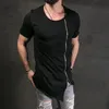 Hip Hop Mode Herren T-Shirt T-Shirt Reißverschluss Designer Herren T-Shirts Herren Skateboard T-Shirts Baumwollhemd T-Shirts Tops