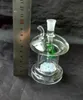 Frete grátis por atacado ----- 2016 novo cogumelo Hookah forma de vidro / vidro bong, cor de entrega aleatória, dando conjunto completo de acessórios, local