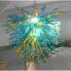 100% Mouth Blown CE UL Borosilicate Murano Glass Dale Chihuly Art Fantastic Murano Chandelier Light Fittings