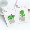Gullig Cactus Memo Pad Sticky Note Sticker Memo Book Note Paper n Stickers Stationery Office Tillbehör Skolleveranser
