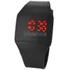 Sports Systemic Silicone Ultra-mince Multi-fonction Design Unisexe Date LED Montres 1J7K