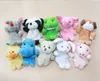 500 sztuk / partia DHL Fedex Animal Finger Puppets Dzieci Baby Cute Play Storytime Velvet Plush Toys (Assorted Animals