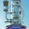DAB 오일 굴착 장치 8 "Bong Hookahs 14.5mm 남성 조인트 리사이클러 Quartz Banger Glass Water Pipes