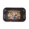 Rolling Tray Dabbing All Stars TACE SMALLARGE Rozmiar 18CM125CM13CM 27CM175CM23CM METAL TOBACCO Mosiężna płyta Zioło Handrolle4493730