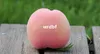 HOT Fake Peach 8cm * 7cm Peach Artificial Simulation Pink Peaches Fruit Deccorations for Wedding Photograph Props