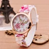 Orologi alla moda per donna Ginevra Luxury Flower Casual Dress Ladies Orologio da polso Blossom Dial Orologio da uomo in lega