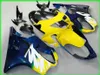 Carenatura moto Fullset blu giallo per Honda 99 00 CBR600 F4 kit carrozzeria aftermarket CBR 600 F4 1999 2000 carene kit + 7Gifts XIOS