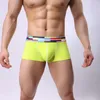 Impressão Sexy Algodão Homens Cuecas Boxer Shorts Listrado Rosa Casual Encantador Melhorar Sexy Boxer Shorts Confortável respirável Calcinha Masculina