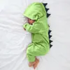 Cartoon Dinosaur Design Con cappuccio Pagliaccetti per neonati Abbigliamento per neonati Tute in cotone a maniche lunghe Ragazzi Ragazze Vestito intero Vestiti per neonati 65871661
