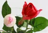 46cm Lengte Kunstmatige Rose Zijde Craft Bloemen Real Touch Rose Flowers for Christmas Wedding Decoration Supplies 6 Color Free Shipping