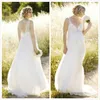 Abiti da sposa premaman con scollo a V 2015 Impero Backless Plus Size Abiti da sposa da spiaggia Abiti da sposa premaman primavera estate personalizzati